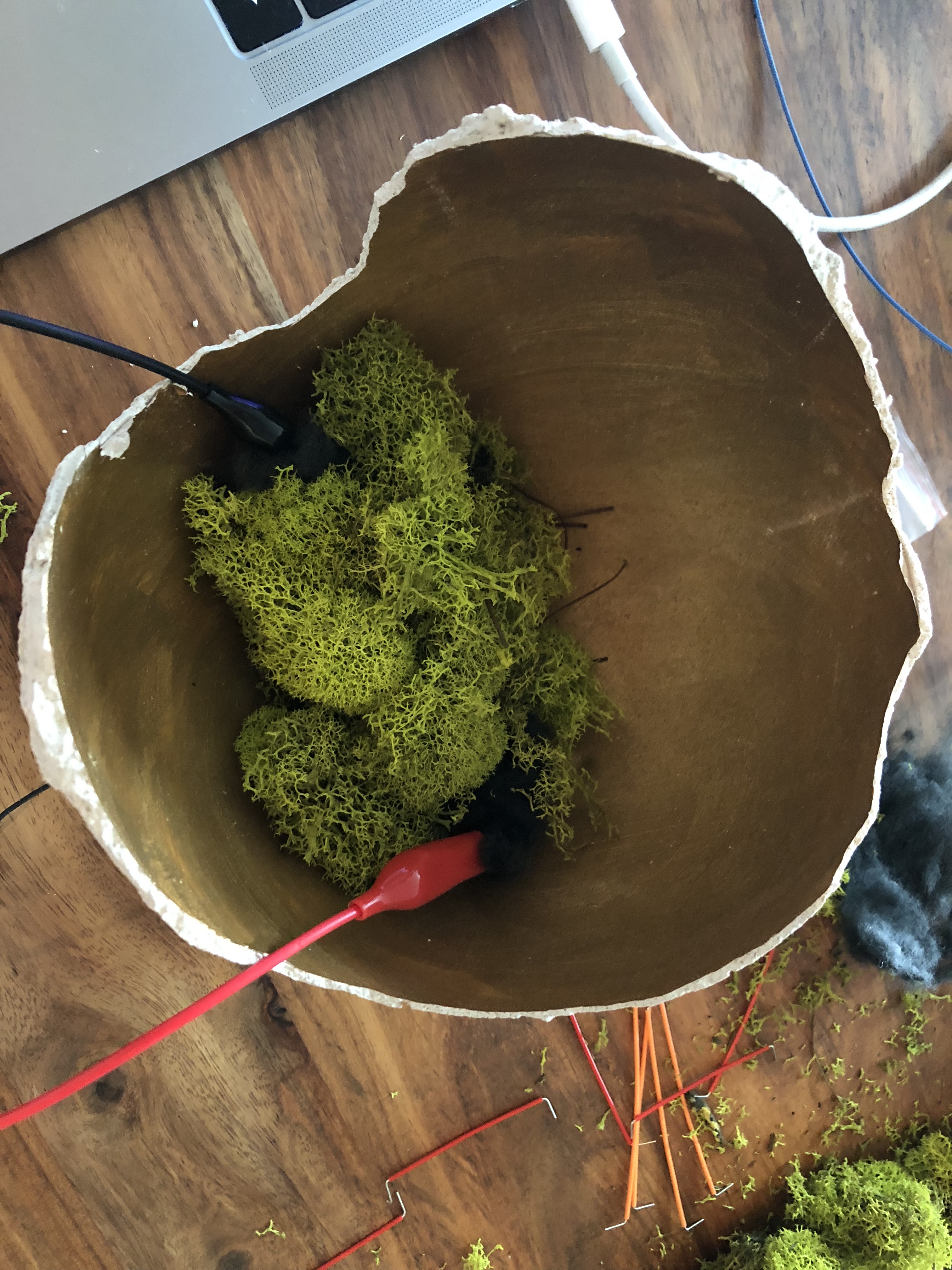 Soft Sensing Workshop #4 – Beautiful Sensor – Moss Mask – Void Bubble ITP